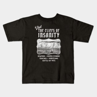 Princess Bride - Visit the Cliffs of Insanity Kids T-Shirt